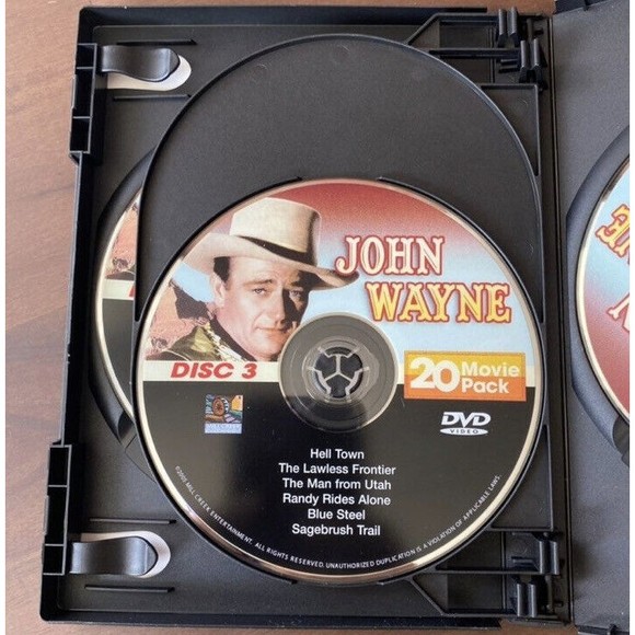 John Wayne 20 Movie Pack ( DVD 2005 4-Disc Set ) - Picture 5 of 6